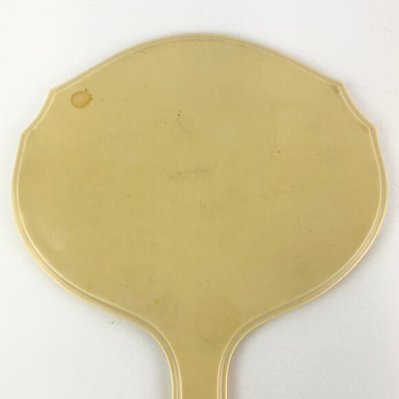 Art Deco Vanity Beveled Mirror and Brush Set Pyralin Bakelite - Picture 5 of 8